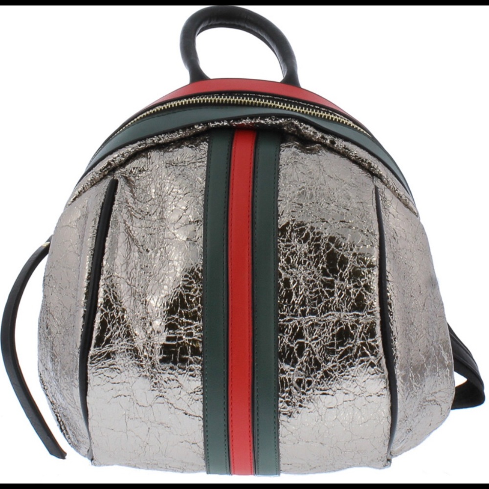 Stripped Back Pack Purse